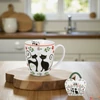 Kép 2/3 - Bögre porcelán 460ml díszcsomagolásban, Etno Cats