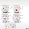 Kép 2/4 - Bögre porcelán 4dl Fancy Garden dobozban
