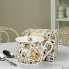 Kép 3/3 - Bögre porcelán 500ml dobozban, English Roses White