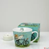 Kép 3/3 - Bögre porcelán 610ml dobozban, Bicycle