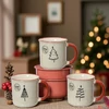 Kép 2/5 - Bögre porcelán karácsony 24' 3 féle 12cmx9cmx8.2cm sdkae