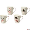 Kép 1/2 - Bögre porcelán karácsonyi 24' 4féle mintával 5,5cmx8.5cmx10.5cm sdkae 1db/á