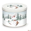 Kép 2/2 - Bögre Porcelán karácsonyi 350ml, fémdobozban, Chalet