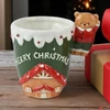 Kép 6/6 - Bögre porcelán karácsony fényes mézeskalácsház 8,5x12cm SDKAE25