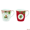 Kép 1/2 - Bögre Porcelán karácsonyi 2,7dl Christmas Berries 2db-os dobozban