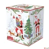 Kép 2/2 - Bögre porcelán karácsony 3,5dl szűrős tetővel Joyful Santa dobozban