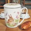 Kép 2/6 - Bögre rozsdamentes teaszűrővel SPRING BLISS Díszdobozban