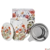 Kép 3/6 - Bögre porcelán 360ml WILD BIRD-madaras papics Díszdobozban rozsdamentes teaszűrővel