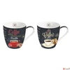 Kép 1/2 - Bögre szett Porcelán 3,5dl It's Coffee Time 2db-os dobozban