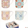 Kép 1/2 - Bögreszett porcelán 3dl Atmosphere, Siracusa 4db-os dobozban