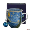 Kép 3/8 - Bögre teafőzővel STARRY NIGHT inspired by Van Gogh Díszdobozban