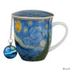 Kép 4/8 - Bögre teafőzővel STARRY NIGHT inspired by Van Gogh Díszdobozban
