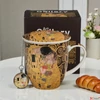 Kép 1/7 - Bögre teafőzővel THE KISS BROWN inspired by Klimt Díszdobozban