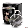 Kép 1/3 - Bögre tetővel Porcelán 360ML dobozban, Koty cicás 2 féle szín