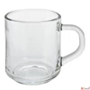 Kép 3/3 - Bögre üveg 240ml 8x8cm egyenes áttetsző falú teásbögre, üvegpohár, capuccinos bögre