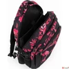 Kép 5/8 - Budmil ovális hátizsák 25' Fekete-Pink Mintás,33x46x21cm 10110149/S89