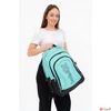 Kép 8/8 - Budmil ovális hátizsák 25' Menta-Fekete,33x49x28cm 10110183/S48