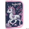 Kép 1/4 - Budmil tolltartó klapnis 25' S.Kék-Pink Mintás,14x21,5x4cm 10120086/S9