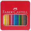 Kép 1/2 - Faber-Castell színes ceruza 16dbdb Grip Jumbo Aqarell színes cer fém betekintő ablakos dobozban 110916