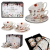 Kép 8/8 - Csésze csészealjjal porcelán REBECCA 2db/szett Díszdobozban