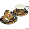 Kép 1/9 - Csésze+alj Porcelán 250ml, 2 személyes, dobozban Klimt: The Kiss
