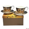 Kép 5/9 - Csésze+alj Porcelán 250ml, 2 személyes, dobozban Klimt: The Kiss