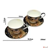 Kép 9/9 - Csésze+alj Porcelán 250ml, 2 személyes, dobozban Klimt: The Kiss
