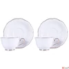 Kép 3/3 - Csésze+alj Porcelán 250ml, 2 személyes, dobozban Bella Rosa