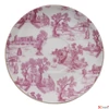 Kép 3/4 - Csésze+alj Porcelán 2,5dl keleti tájas, pink