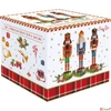 Kép 2/2 - Csésze+alj Porcelán karácsonyi 100ml Vintage Nutcracker 2db-os dobozban