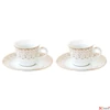 Kép 1/2 - Csésze+alj Porcelán karácsonyi 80ml Festive 2db-os dobozban