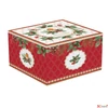 Kép 2/2 - Csésze+alj Porcelán karácsonyi 80ml Christmas Berries 2db-os dobozban