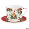 Kép 1/2 - Csésze+alj porcelán reggeliző 3,7dl Christmas Berries dobozban