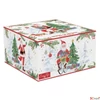 Kép 2/2 - Csésze+alj porcelán reggeliző 4dl Joyful Santa dobozban