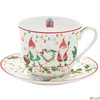 Kép 1/2 - Csésze+alj porcelán reggeliző 4dl Ready for Christmas dobozban