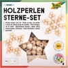 Kép 1/7 - Csillagkészítő szett 161db-os fa gyöngyből natúr 