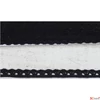Kép 1/2 - Szalag csipke fehér-fekete árnyalatok - 1cm széles 5x2m/cs