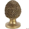 Kép 1/2 - Kerámai dísz arany óriás toboz Ornament Dejan L gold 32cm SDDST53