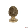 Kép 2/2 - Kerámai dísz arany óriás toboz Ornament Dejan L gold 32cm SDDST53