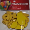 Kép 2/2 - Dekorgumi MATEOS - Keszty Glitteres dekor gumilap. Vegyes színek - Karácsonyi dekor.