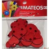 Kép 2/2 - Dekorgumi MATEOS - Szív dekor gumilap. Vegyes színek - Karácsonyi dekor.