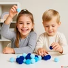 Kép 1/2 - Dekor pompom vegyes kék 1,5cm 50db-os 25