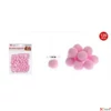 Kép 2/2 - Dekor pompom világos rózsaszín 1cm 120db-os 25