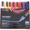 Kép 1/3 - Dekormarker Uni készlet, 1,8-2,5 mm, Posca PC-5M 17 különböző szín