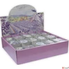Kép 2/2 - Díszdoboz levendula ovális 7, 1x4, 7x3, 3cm vegyes Levendula minták 