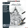 Kép 1/2 - Eberhard Faber művész ceruza kréta készlet 16db-os fém dobozban