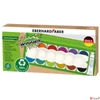 Kép 1/2 - Eberhard Faber vízfesték 12db-os GREEN WINNER +tempera keverőpaletta