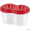 Kép 4/4 - Ecsettál pohár PantaPlast 2 rekeszes BORULÁSMENTES iskolaszezonos termék