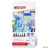 Kép 1/2 - Edding 4200/6 porcelán ecsetirón 6-os készlet hideg színek Porcelán marker ecsetjellegű