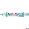 Kép 1/3 - Edding 5400 Akril marker (2-3 Mm/5-10 Mm) Turquoise 3D DOUBLE LINER